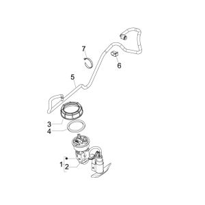 Piaggio Beverly 300 IE ABS E4 2016 - 2020 (EMEA) fuel pump