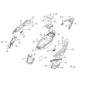 buddy box AGILITY 16+ 4T 125 Matte Metallic Silver