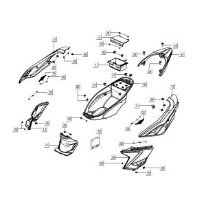 buddy box AGILITY 16+ 4T 200i Matte Metallic Silver