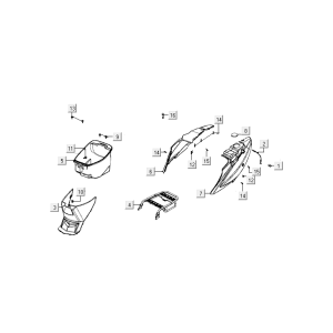 Buddybak Kymco Agility Delivery 4-stroke euro4 black