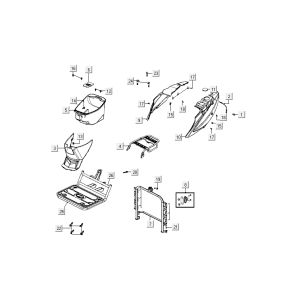 Buddybak Kymco Carry 4-stroke white