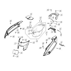 Buddybak Kymco Vitality 4t ac diamond-black