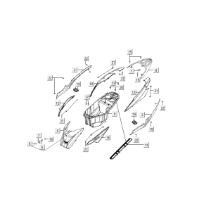 Buddybak Kymco VP50i injection euro 4 oak metallic