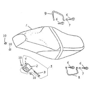 Buddyseat Giantco Grand Venus black cream