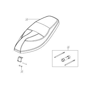 buddyseat Kymco Agility RS 4-stroke black 09