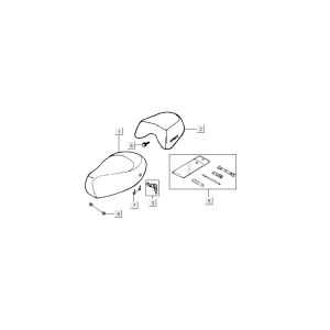 Buddyseat Kymco People 2-stroke blue