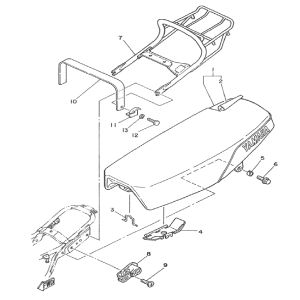 Buddyseat Yamaha DT-50 MX