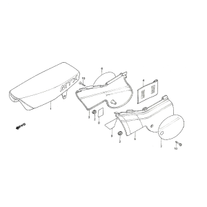 Honda MTX 50 seat side covers