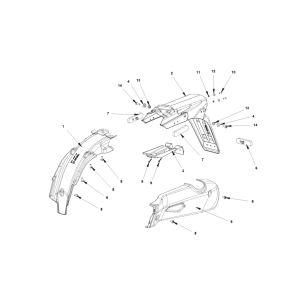 Bye-Bike Rear Mudguard-Bye-Bike Achterspatbord