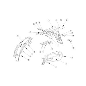 Bye-Bike Rear Mudguard-Bye Bike Achterspatbord