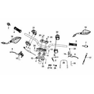 Cable Switch Handle for Sym Jet 14 50I E5