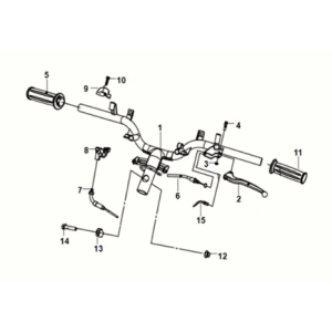 Cable - switch - handle supply Sym Fiddle III 50 E3