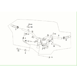 Handlebar Wheel - Grips - Brake Lever - Throttle Cable Sym Fiddle ll Euro 5