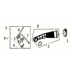 Canister set Sym Joymax Z 125i E5 2022