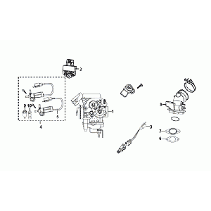 Sym Fiddle III Euro4 carburetor