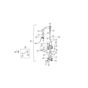 Carburetor - Choke Kymco B&W LC 2-stroke silver
