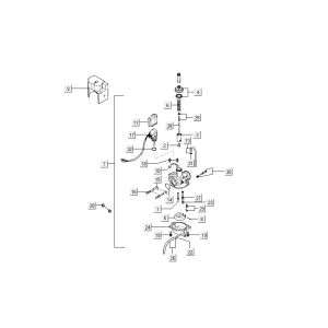 Carburetor - choke Kymco People 2-stroke blue
