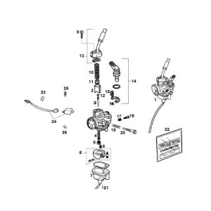 Carburetor SENDA SM DRD 2006