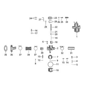 Zundapp GTS 50 517-39L0 carburetor