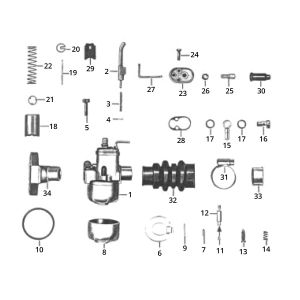 Zundapp GTS 50 517-40L5 carburetor
