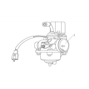 Carburetor China Venom white