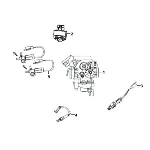 Carburetor/ECU Unit Sym XPRO 50 E4