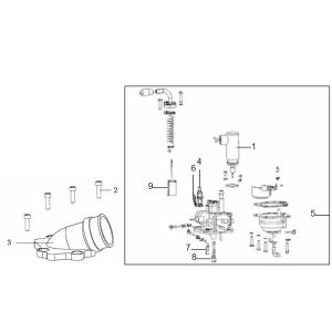 Carburetor Generic Ideo blue 2007 2-stroke