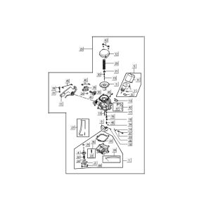Carburetor Kymco Like 4-stroke tecno silver like T T 2015