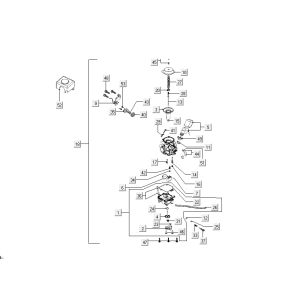 Carburetor Kymco New Dink 4-stroke white
