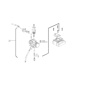Carburetor Kymco People S 50i E4 Matt Brown
