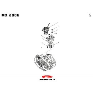 Carburetor Rieju MX blue 2010 2-Stroke