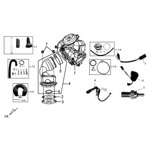 Carburetor Sym Mio-Carburateur Sym Mio-1