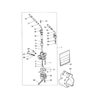 Carburetor Yamaha Bw's 2-stroke