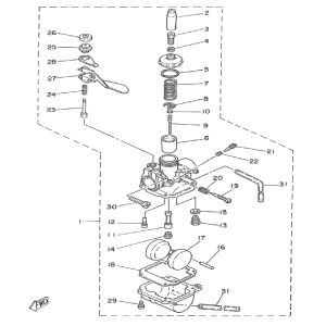 Carburateur Yamaha DT-50 MX