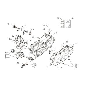 Crankshaft Beta Ark-k AC blue 2006 2-stroke