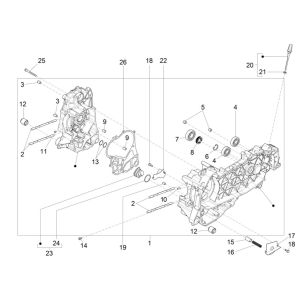 Carter Piaggio MP3 300 HPE/300 HPE SPORT E5 ABS 2020-2022 (EMEA)
