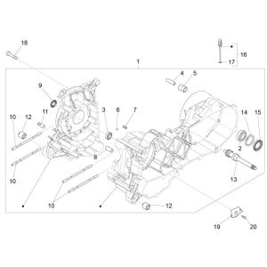 Carter Vespa Primavera 25km 4-stroke 2-valve
