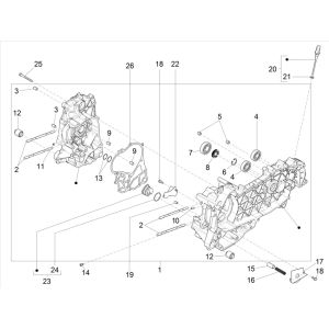Carter Vespa GTS 300 HPE 4V IE ABS Euro 4 2019