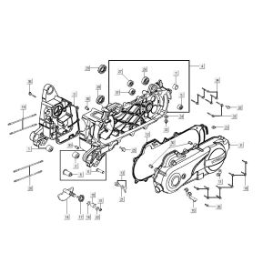 Carter Kymco Agility FR 12" 4-stroke euro4 white