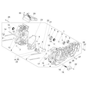 Carter Piaggio Medley 125 IE ABS Euro 4 2016-2019