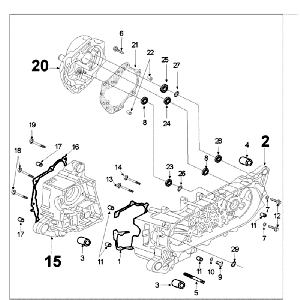 Carter Peugeot New Vivacity 4-stroke Blue
