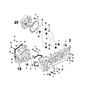 Carter Peugeot Speedfight 4 4-stroke Red/Black