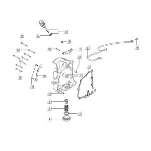 crankcase right AGILITY CITY 16 4T 150