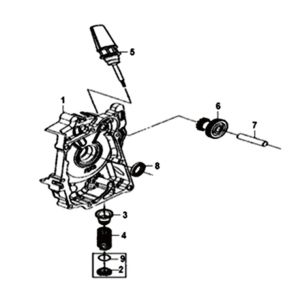 Crankcase Right Start Motor Sym Symphony ST euro4