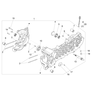 Carter Vespa Sprint 4-stroke 3-valve (euro4 injection IGET)