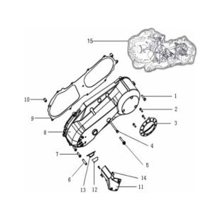 Engine cover Generic Xor competition 2009 2-stroke