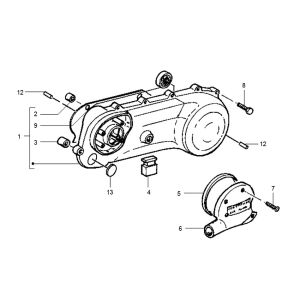 Gilera Runner 98-2005 2-stroke Crankcase Cover