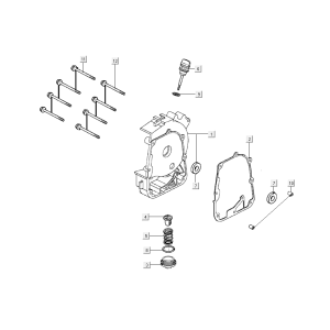 Cartel Cover Right Kymco Super8 Street 50i E4 Matt Black