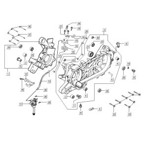 Oil pump Kymco Yup 2t ac classic green
