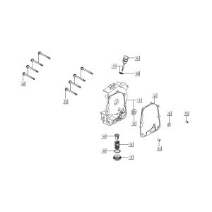 Sump 2 Kymco Super 8 Street 4-stroke red